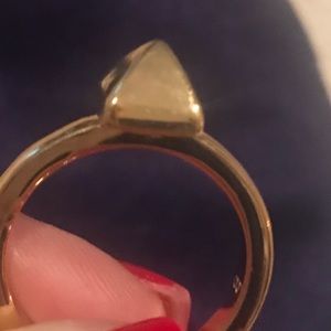 Tory Burch new ring with pyramid top.
